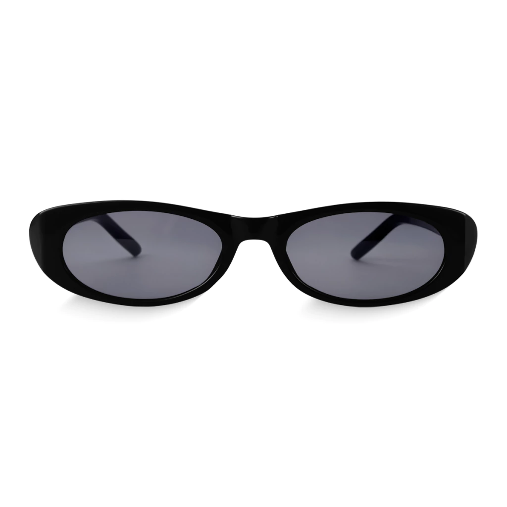 Óculos de Sol Oval Amalfi Preto