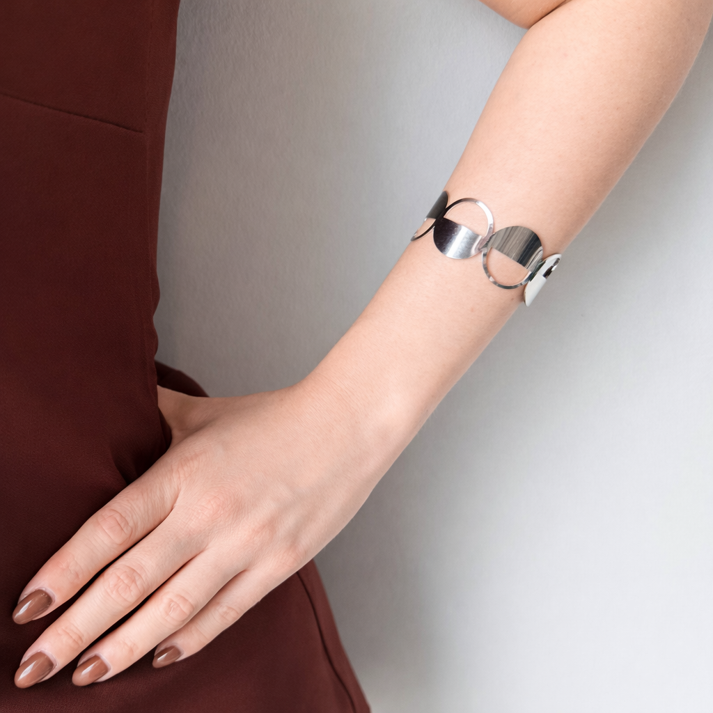 Bracelete Círculos Prata