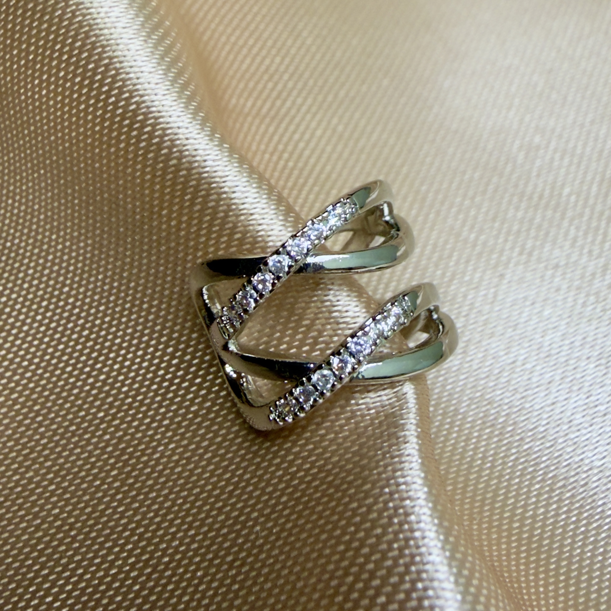 Piercing Fake Duplo Shine Prata